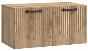 Fali TV szekrény Kézműves Tölgy 59,5 x 31 x 30 cm Szerelt Fa