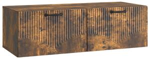 Fali TV szekrény Füstös Tölgy 98 x 41 x 30 cm Szerelt Fa