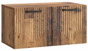 Fali TV szekrény Antik Fa 59,5 x 31 x 30 cm Szerelt Fa