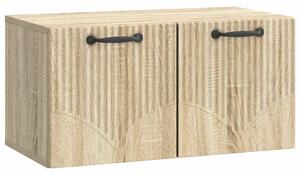 Fali TV szekrény Sonoma Tölgy 59,5 x 31 x 30 cm Szerelt Fa