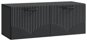 Fali TV szekrény Fekete 78,5 x 31 x 30 cm Szerelt Fa