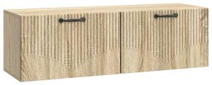 Fali TV szekrény Sonoma Tölgy 98 x 31 x 30 cm Szerelt Fa