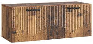 Fali TV szekrény Antik Fa 78,5 x 31 x 30 cm Szerelt Fa