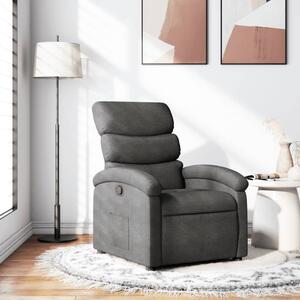 Sötétszürke szövet relaxfotel