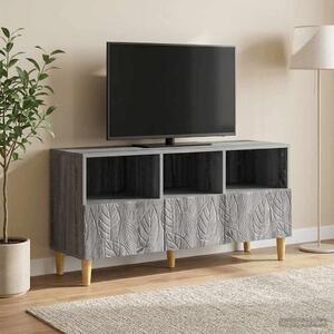 TV szekrény 102 x 34,5 x 50 cm Szürke Sonoma Szerelt Fa