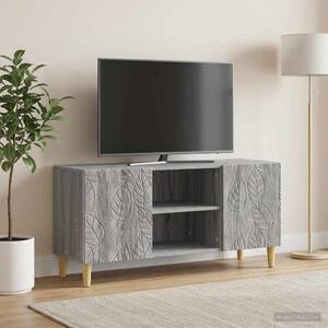 TV szekrény 102 x 34,5 x 50 cm Szürke Sonoma Szerelt Fa
