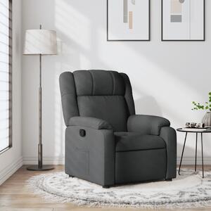 Sötétszürke szövet relaxfotel