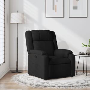 Fekete szövet relaxfotel