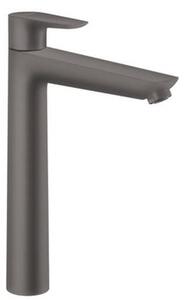 Magas mosdó csaptelep Hansgrohe Talis E leeresztőszeleppel csiszolt fekete króm 71716340
