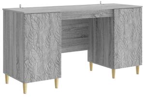 Asztal Szürke Sonoma Szerelt Fa 142,5 x 50 x 75 cm