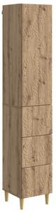 Szekrény szett 2 pcs Kézműves Tölgy 33 x 34,5 x 90 cm