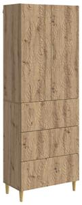 Szekrény szett 2 pcs Kézműves Tölgy 66 x 34,5 x 90 cm
