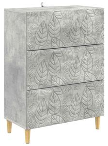Fiókos szekrény Betonszürke 66 x 34,5 x 90 cm Szerelt Fa