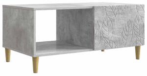 Dohányzóasztal Betonszürke 90 x 50 x 40 cm Szerelt Fa