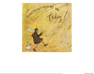 Sam Toft - Everything'S Going My Way Today! Festmény reprodukció, (30 x 30 cm)
