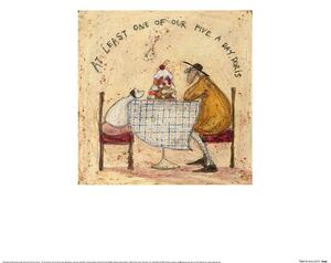 Sam Toft - At Least One Of Our Five A Day Doris Festmény reprodukció, (30 x 30 cm)