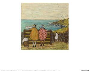 Sam Toft - Searching For The Perfect Picnic Spot Festmény reprodukció, (30 x 30 cm)