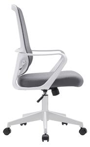 KONDELA Irodai szék, szürke/fehér, SALOMO TYP 1