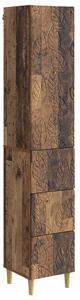 Szekrény szett 2 pcs Antik Fa 33 x 34,5 x 90 cm Szerelt Fa