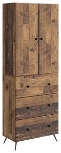 Szekrény szett 2 pcs Antik Fa 66 x 34,5 x 90 cm Szerelt Fa