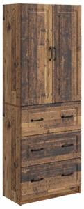 Szekrény szett 2 pcs Antik Fa 66 x 34,5 x 87 cm Szerelt Fa