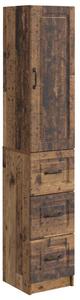 Szekrény szett 2 pcs Antik Fa 33 x 34,5 x 87 cm Szerelt Fa