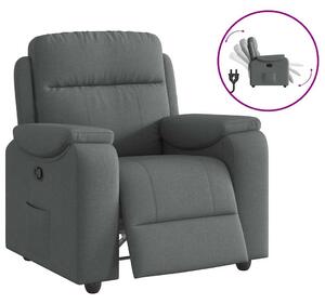 Sötétszürke szövet relaxfotel