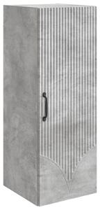 Fali szekrény Betonszürke 33 x 34,5 x 90 cm Szerelt Fa