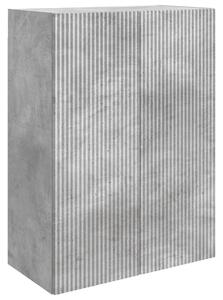 Fali szekrény Betonszürke 66 x 34,5 x 90 cm Szerelt Fa