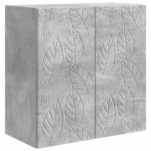 Fali szekrény Betonszürke 59 x 31 x 60 cm Szerelt Fa