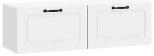 Fali TV szekrény Fehér 98 x 31 x 30 cm Szerelt Fa