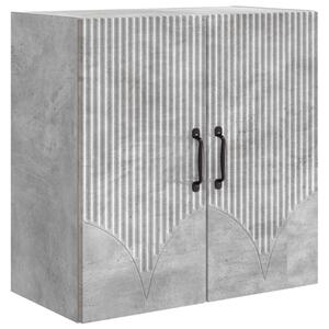 Fali szekrény Betonszürke 59 x 31 x 60 cm Szerelt Fa