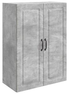 Fali szekrény Betonszürke 66 x 34,5 x 90 cm Szerelt Fa
