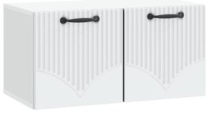 Fali TV szekrény Fehér 59,5 x 31 x 30 cm Szerelt Fa