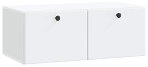 Fali TV szekrény 78,5 x 41 x 30 cm Fehér Szerelt Fa