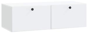 Fali TV szekrény 98 x 41 x 30 cm Fehér Szerelt Fa