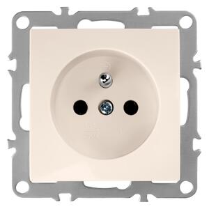 Egyszeres földelt aljzat OSTE JNH001-G Beige