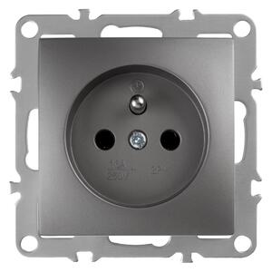 Egyszeres földelt aljzat OSTE JNH001-G Grey
