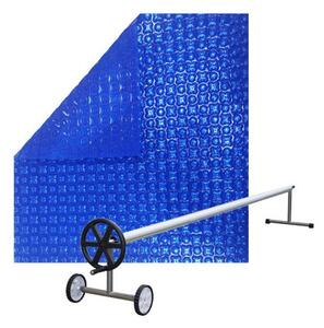 Medence szolártakaró, OXO Blue 500, 4,0 x 8,0 m, kék, UV stabilizált, 500 mikron, polietilén