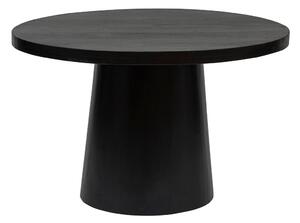 Kerek étkezőasztal, fekete, 120 cm - BEATA