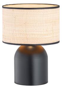 Emibig modern asztali lámpa aspen bézs fekete emi1324/ln1