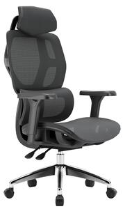 Ergonomikus irodai szék, forgószék, fekete hálós (E13 BLACK)