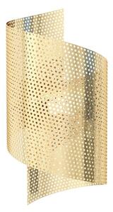 Emibig modern fali lámpa spiral arany emi1359/1