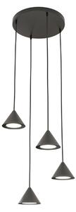 Emibig modern függeszték elit fekete emi1330/4prem