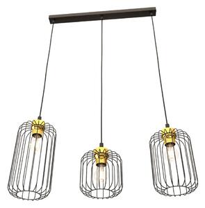Emibig modern függeszték vander fekete arany emi1364/3