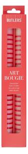 ART BOUGIE gyertya csíkos 2 darabos