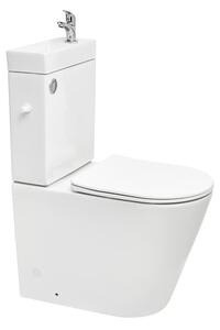 Kombinált WC SAT Brevis fehér fényes felülettel vario lefolyó SATBRE34