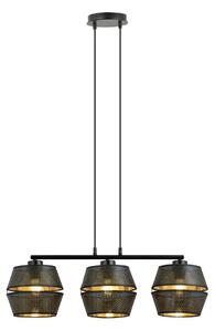 Emibig modern függeszték malia fekete arany emi1185/3