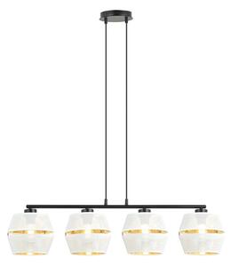 Emibig modern függeszték malia fehér fekete arany emi1184/4