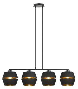 Emibig modern függeszték piano fekete arany emi1183/4